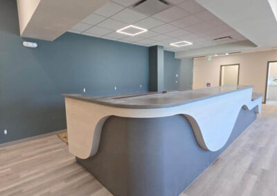 Commercial office reception-Kamloops Kitchen Studio